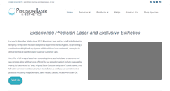 Desktop Screenshot of precisionlasertreatments.com